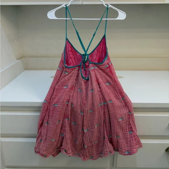 Free People Sunshine fish print mini dress - Picture 3 of 3